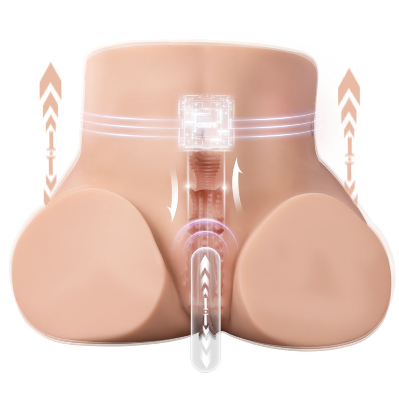 Realistic Ass Masturbator SQ-MAR50116 11.43kg With Vagina Thursting For Intense Pleasure