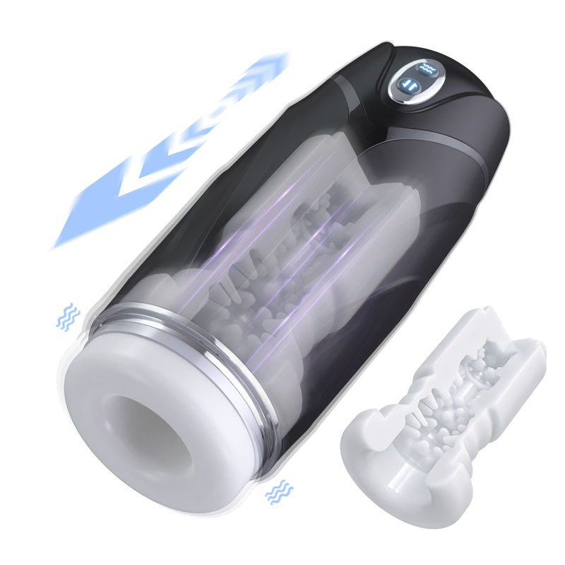 Multiple Functions Male Masturbator Toys With Vibrating Stimulation Realistic Thrusting Sensation