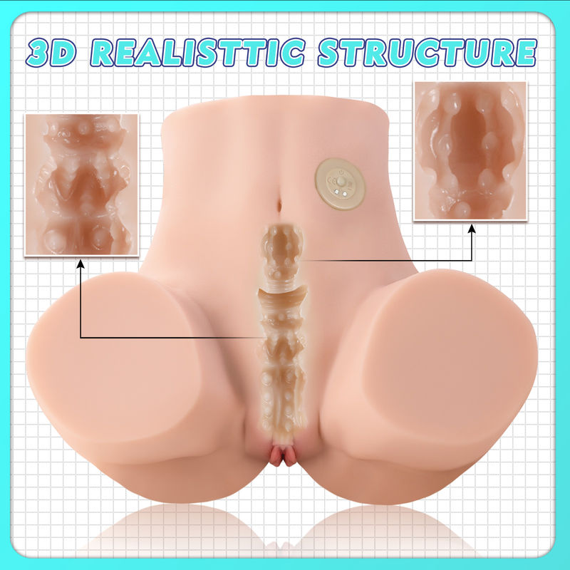 Xise Realistic Ass Masturbator Vibrating Sucking 10lb Maya Suction Masturbator Toy