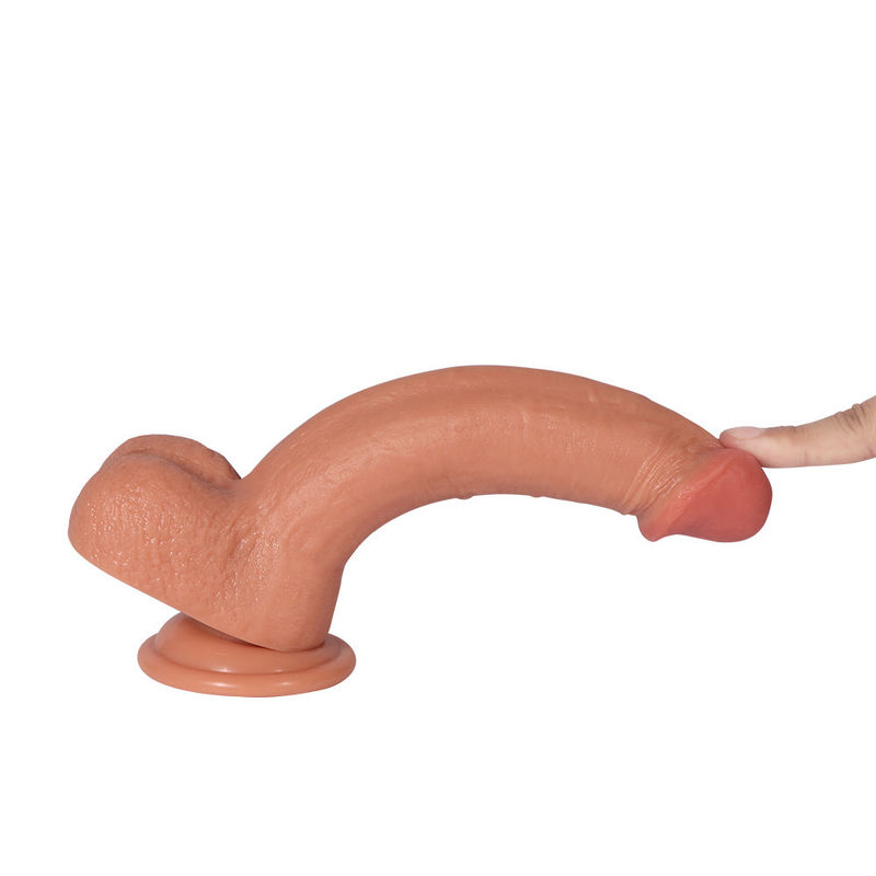 Xise Lifelike Double layers Dildo Silicome Material Realistic 8.66