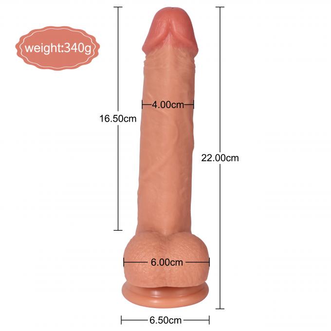 Dual density silicone dildo quality control