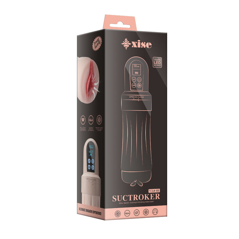 Xise Vibrating Pussy Masturbator Sucking Realistic Vagina Dual Layers With Strong Sensation For Men