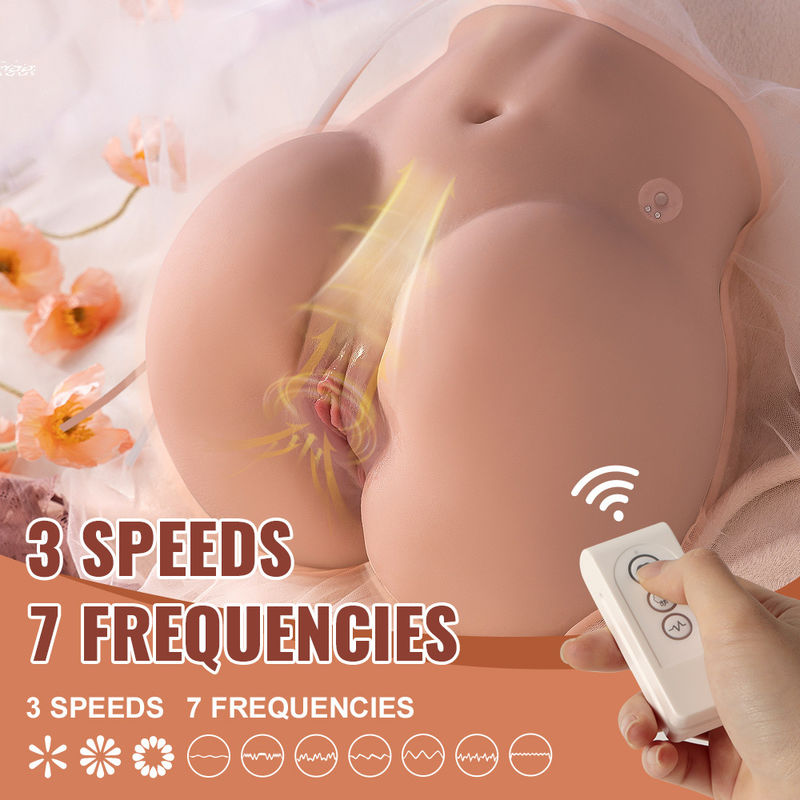 Xise Sherry Sucking And Vibrating Ass Toy 6.2kg 2 In 1 TPR Ass Masturbator