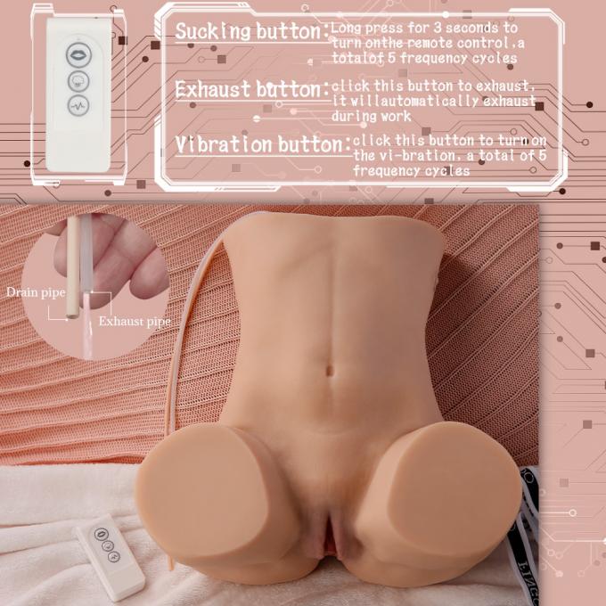 XISE Hot Selling 7.7 kg sucking and vibrating Ass masturbator Remote control Automatic drainage sexy doll vagina ass 9