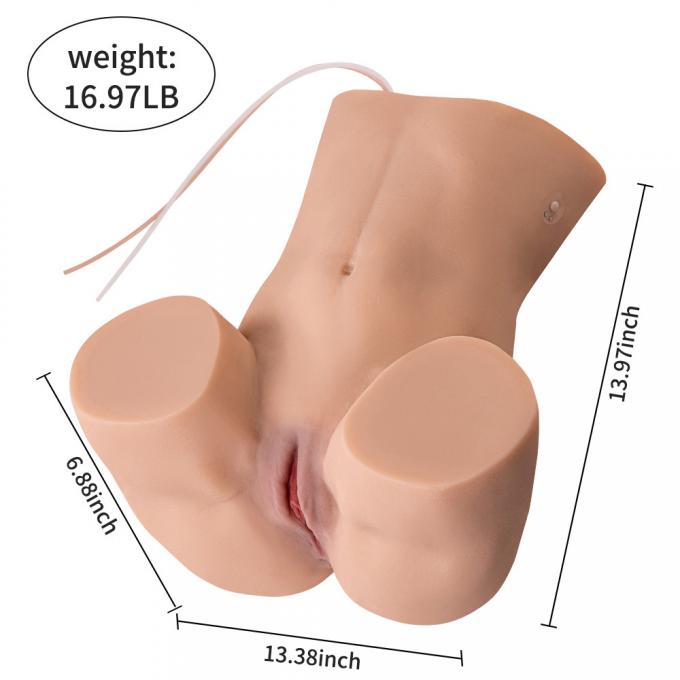 XISE Hot Selling 7.7 kg sucking and vibrating Ass masturbator Remote control Automatic drainage sexy doll vagina ass 12
