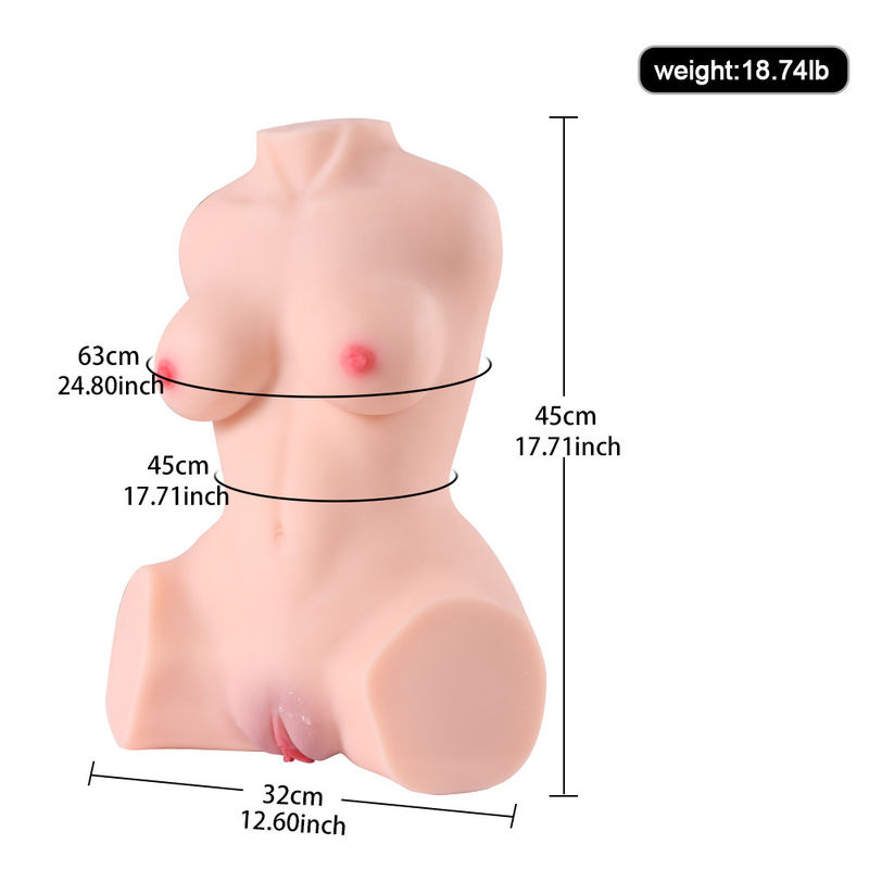 Realistic Sex Doll TPR Torso Sex Doll 8.5KG For Men Soft And Durable