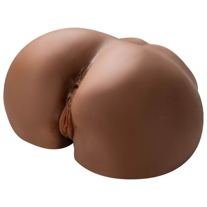 Premium Realistic Ass Masturbators Dark Skin 14lb Huge Butt Tan Color Masturbator For Male
