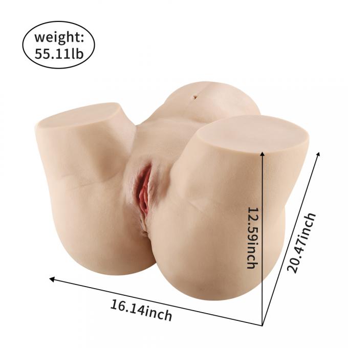 Huge Realistic Ass Masturbator With Detailed Texture Skin 55lb Lifelike Vagina And Anus 4