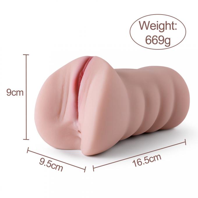 Xise Realistic Vagina Michelle Super Soft Realistic Textured Channel Pussy Stroker Toy 3