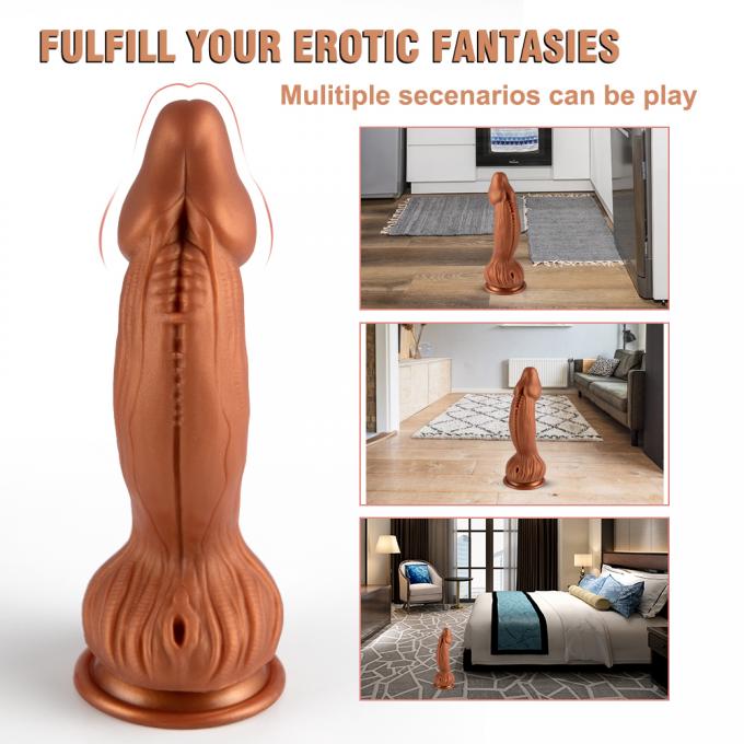 Creature silicone dildo - suction base attachment