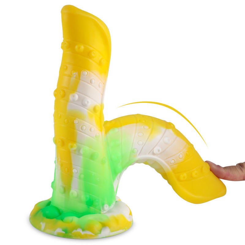 Easy To Clean SQ-WBD10107 Creature Dildo 420g With Powerful Suction Base