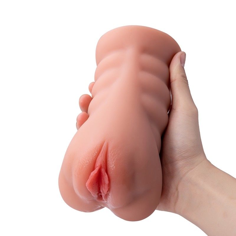 Xise Lifelike Vibrating Vagina Pussy Stroker Tan Skin Texture 10 Vibrations For Men