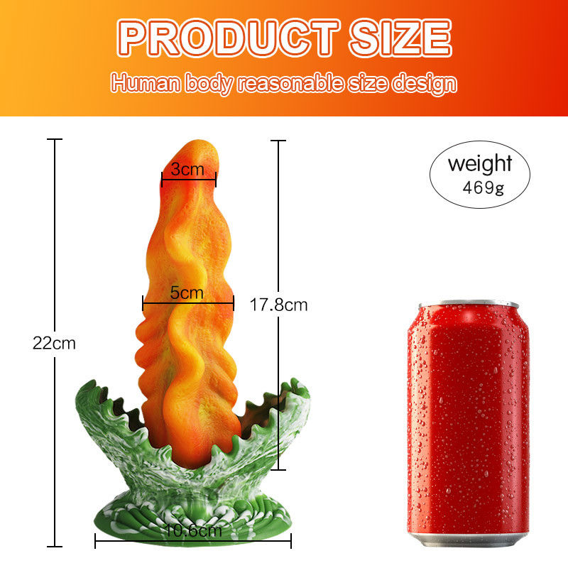 Realistic Silicone Dildo Artificial Dildo With Unique Texture And Waterproof Feature