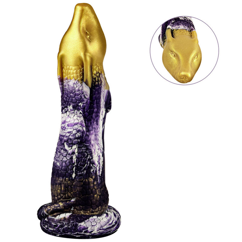 Fantasy Creature Dildo Unique Glans Shape With Soft And Elastic Silicone Material