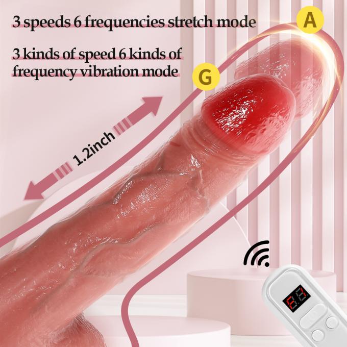 Remote Control Dildo Vibrating Dildo With 9 Thrusting & 9 Vibrating Modes 1