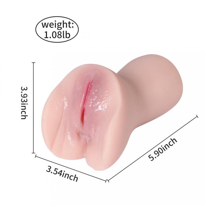 Tight Ribbed Realistic Vagina Toy Lifelike Vagina Penis Stimulation Pocket Pussy Sex Toys