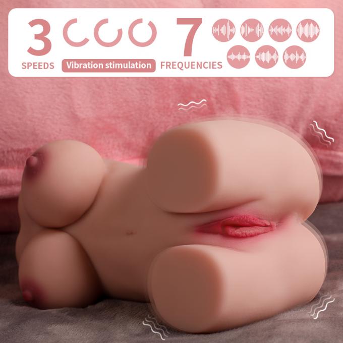 Vibrating sex doll realistic body masturbator texture detail