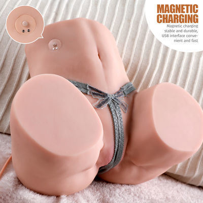 Xise 11kg Realistic Buttocks Suction & Vibrating Masturbator with Backlight