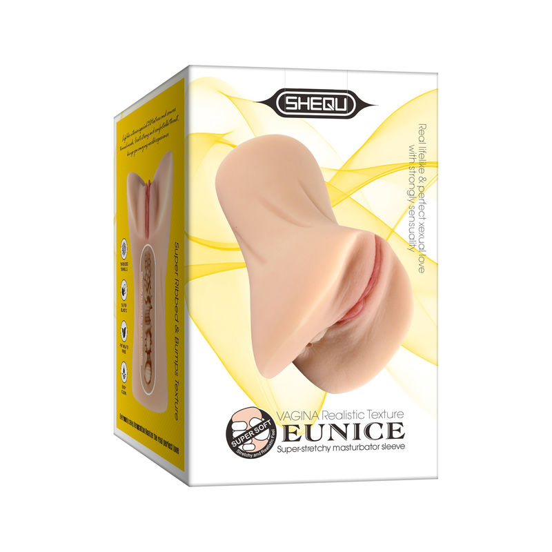 Xise SQ-MA60093 Soft Touch Vagina Stroker with Lifelike 3D Inner Channel for Male Pleasure