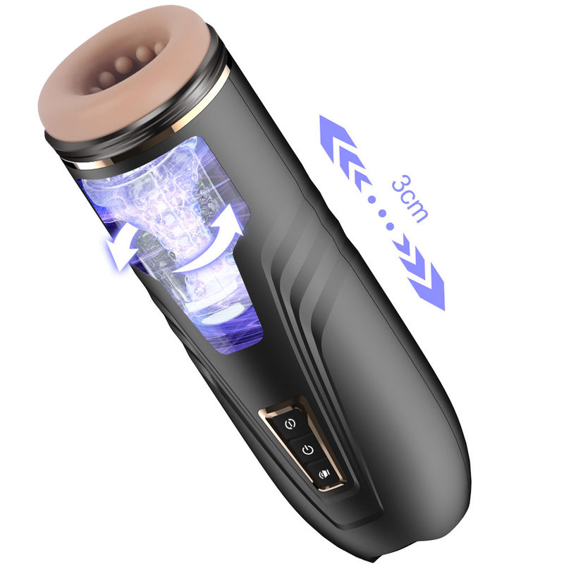 0.72kg Juicy Lamour Male Masturbator Toys With Telescoping Rotating Function
