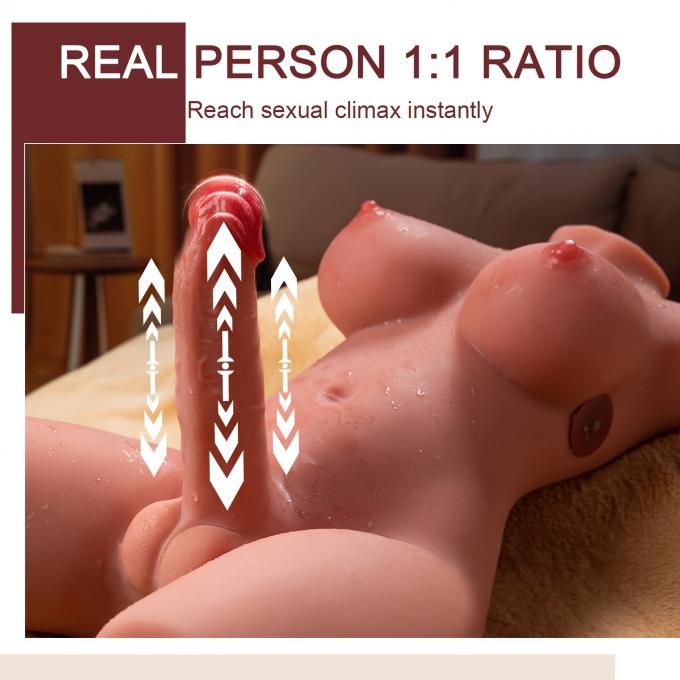 Xise Realistic Full Chest Torso Sex Toy in use