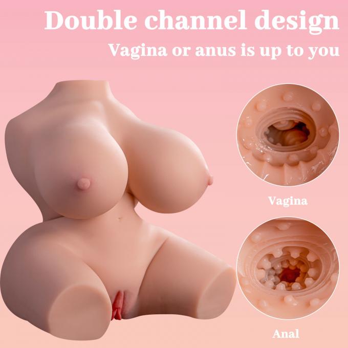 XISE Half Size Sex Doll 9.2lb Sucking Vibrating Sex Doll Ass Male Masturbator 1